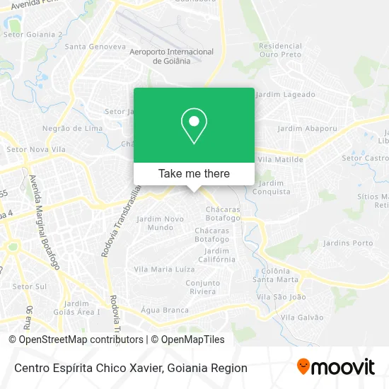 Centro Espírita Chico Xavier map