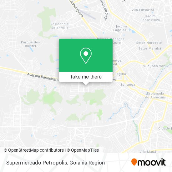 Mapa Supermercado Petropolis