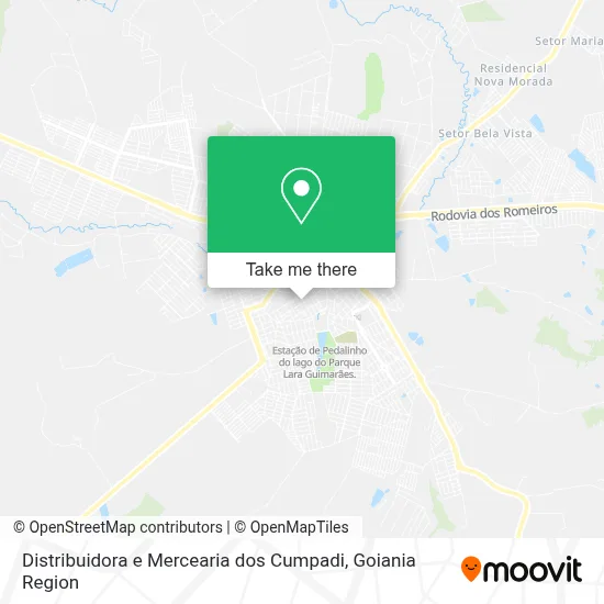 Distribuidora e Mercearia dos Cumpadi map
