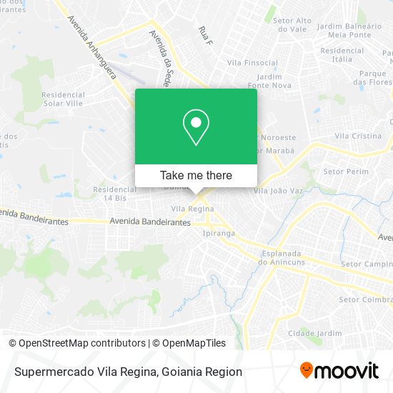Mapa Supermercado Vila Regina