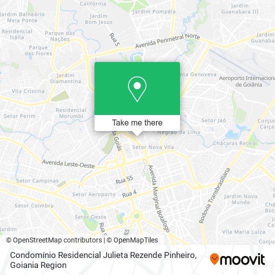 Condomínio Residencial Julieta Rezende Pinheiro map