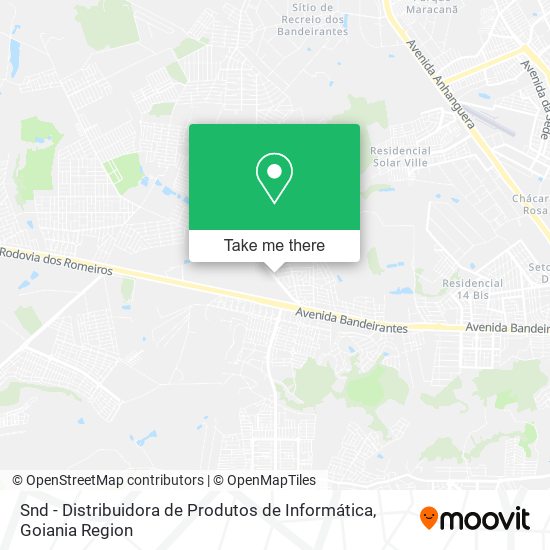 Mapa Snd - Distribuidora de Produtos de Informática