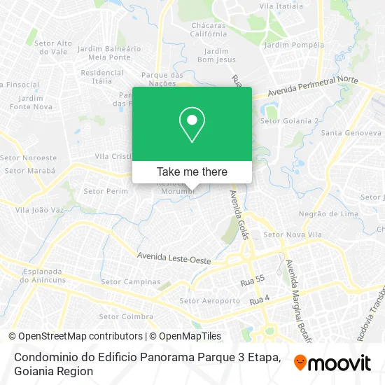 Condominio do Edificio Panorama Parque 3 Etapa map