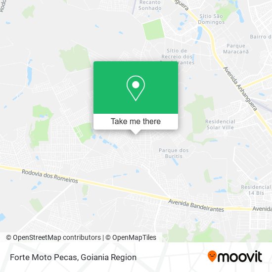 Forte Moto Pecas map