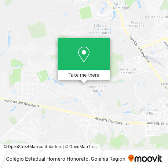 Colégio Estadual Homero Honorato map