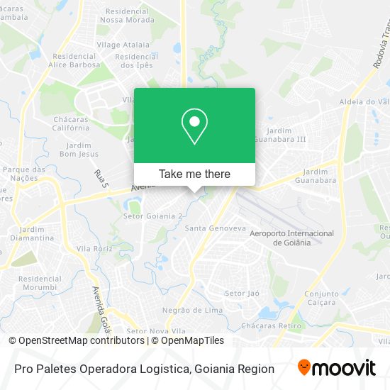 Pro Paletes Operadora Logistica map