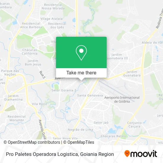 Pro Paletes Operadora Logistica map