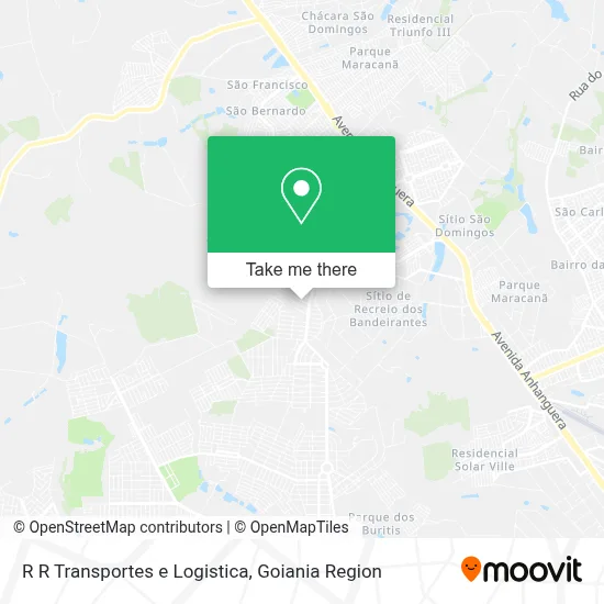 R R Transportes e Logistica map
