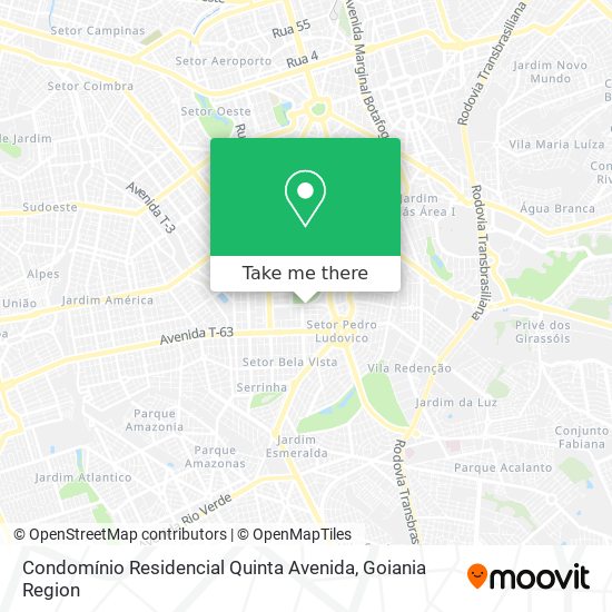 Condomínio Residencial Quinta Avenida map