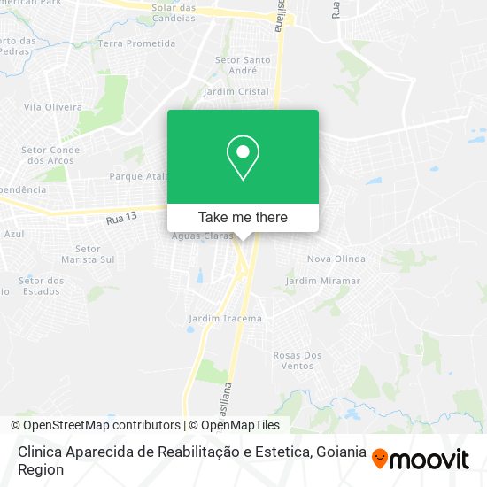 Clinica Aparecida de Reabilitação e Estetica map