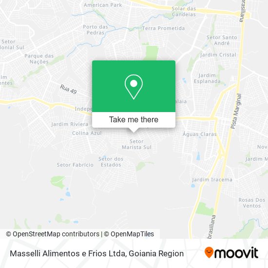 Masselli Alimentos e Frios Ltda map