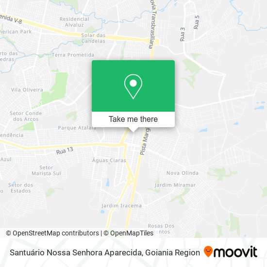 Santuário Nossa Senhora Aparecida map