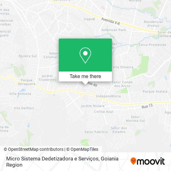 Micro Sistema Dedetizadora e Serviços map