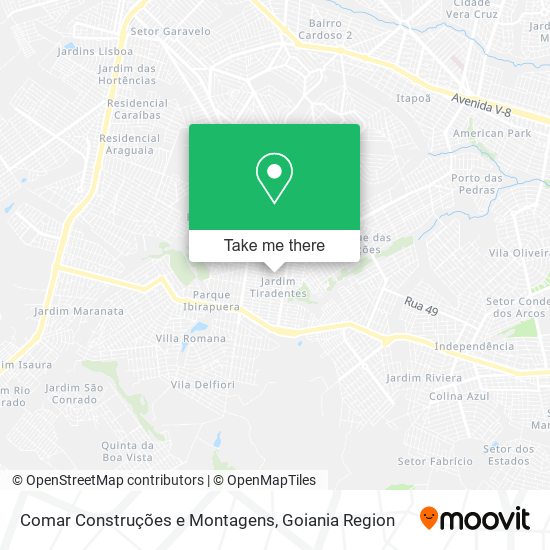 Comar Construções e Montagens map