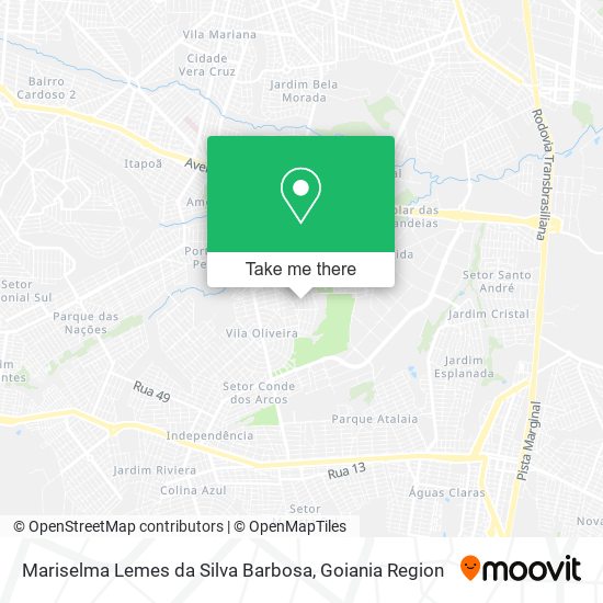 Mariselma Lemes da Silva Barbosa map