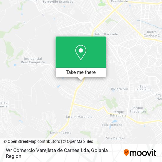 Wr Comercio Varejista de Carnes Lda map