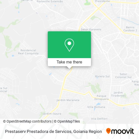 Mapa Prestaserv Prestadora de Servicos