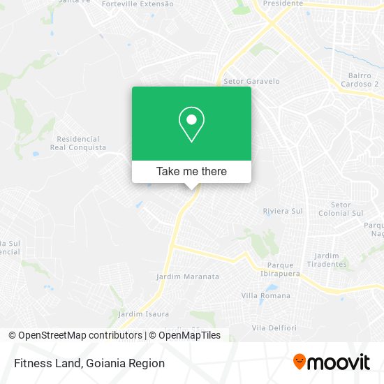 Mapa Fitness Land