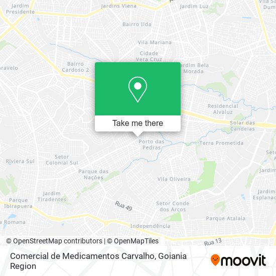 Mapa Comercial de Medicamentos Carvalho