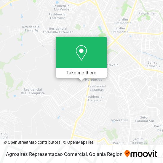 Agroaires Representacao Comercial map