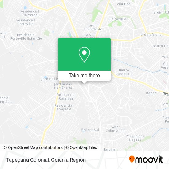 Tapeçaria Colonial map
