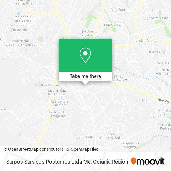 Mapa Serpos Serviços Póstumos Ltda Me