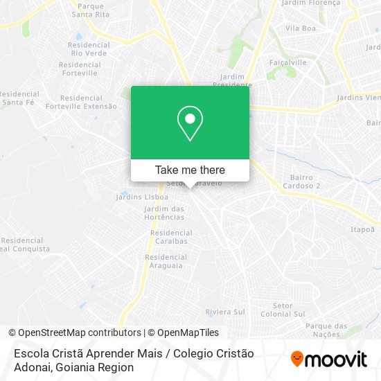 Escola Cristã Aprender Mais / Colegio Cristão Adonai map