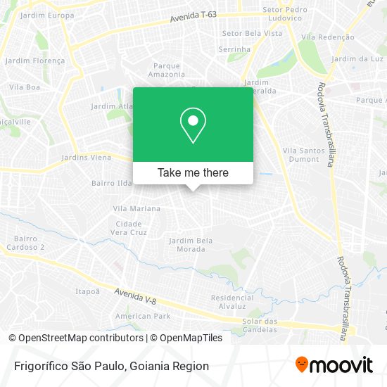 Frigorífico São Paulo map