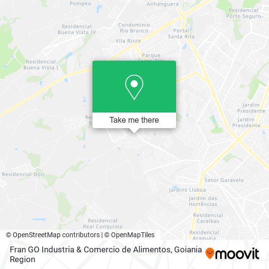 Mapa Fran GO Industria & Comercio de Alimentos