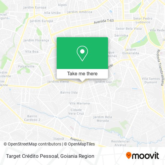 Target Crédito Pessoal map