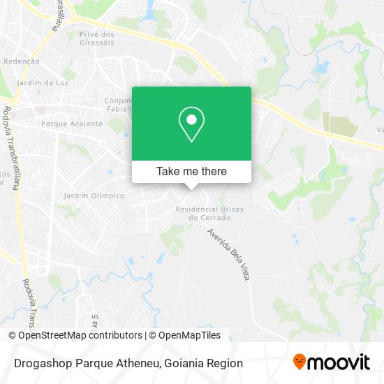 Mapa Drogashop Parque Atheneu