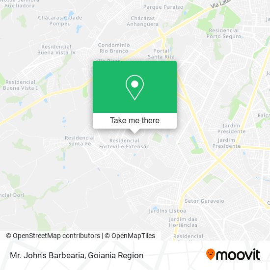 Mapa Mr. John's Barbearia