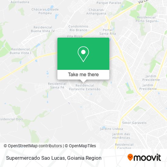 Mapa Supermercado Sao Lucas