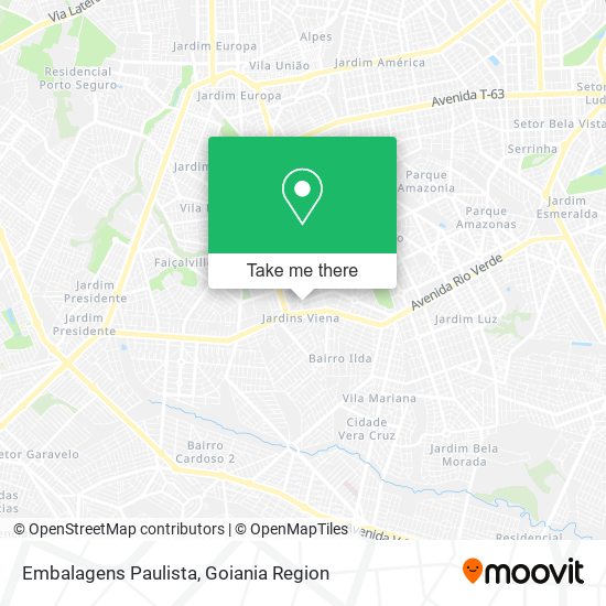 Mapa Embalagens Paulista
