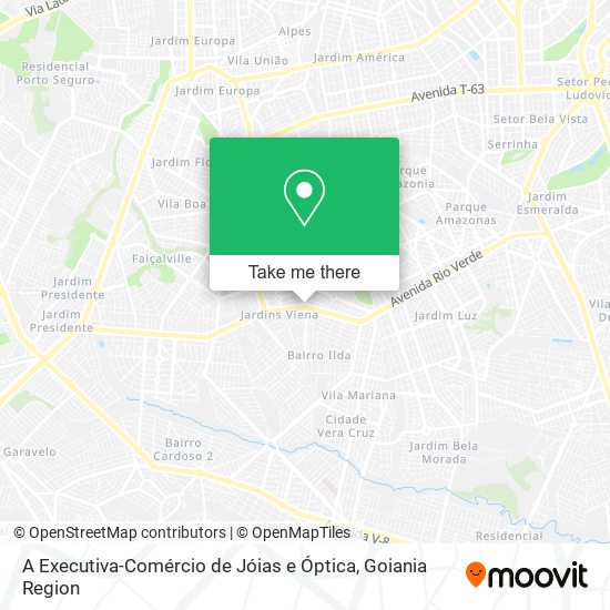 A Executiva-Comércio de Jóias e Óptica map