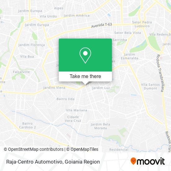 Raja-Centro Automotivo map