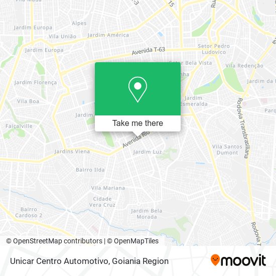 Unicar Centro Automotivo map