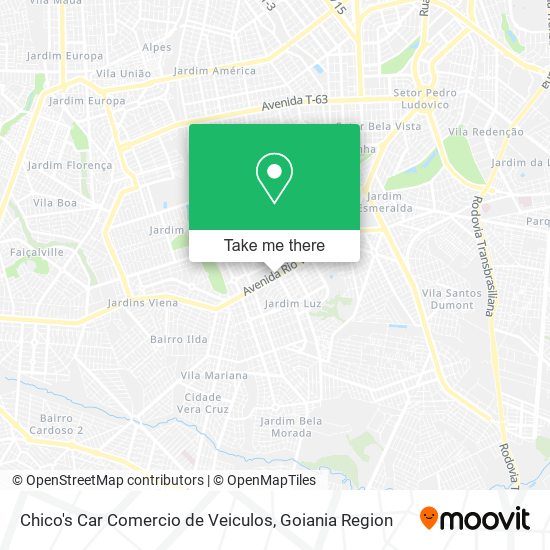 Chico's Car Comercio de Veiculos map