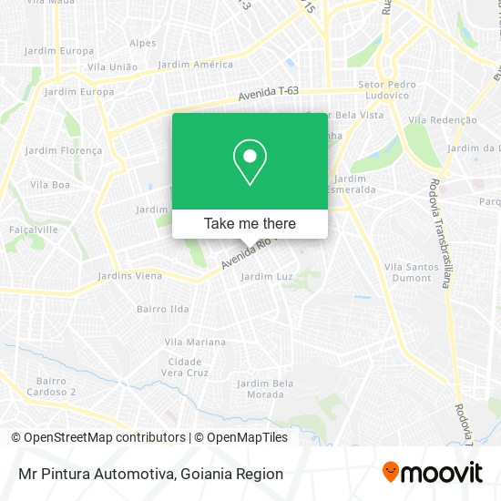 Mapa Mr Pintura Automotiva