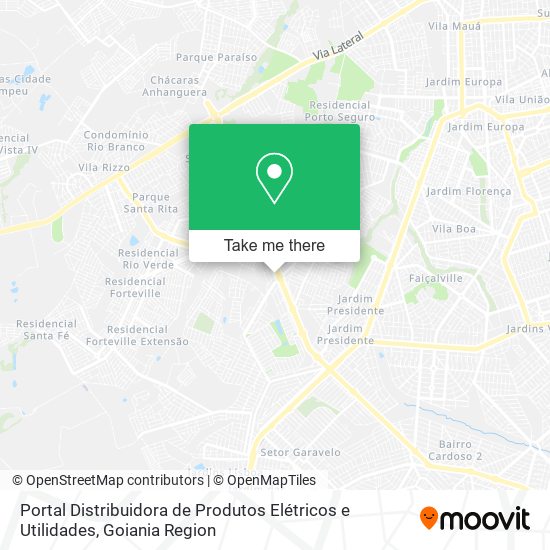 Portal Distribuidora de Produtos Elétricos e Utilidades map