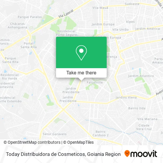 Today Distribuidora de Cosmeticos map