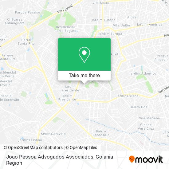 Mapa Joao Pessoa Advogados Associados