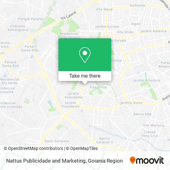 Mapa Nattus Publicidade and Marketing