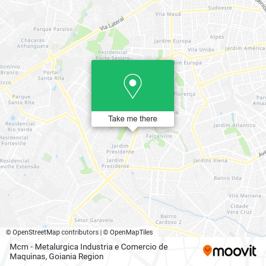 Mcm - Metalurgica Industria e Comercio de Maquinas map