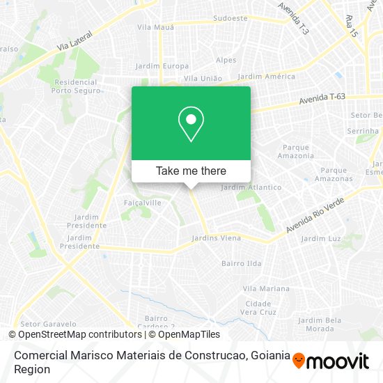 Comercial Marisco Materiais de Construcao map