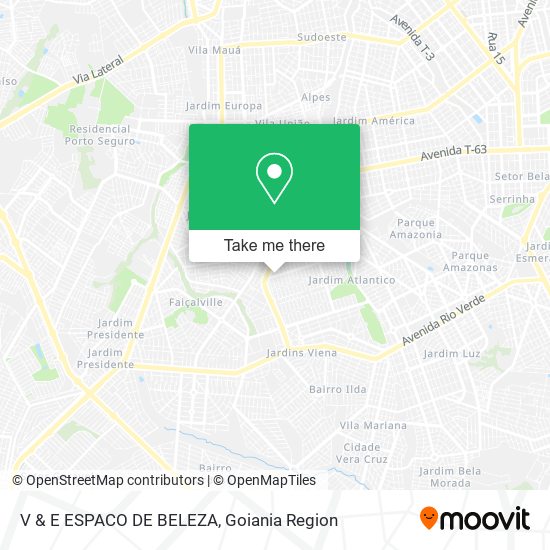 V & E ESPACO DE BELEZA map