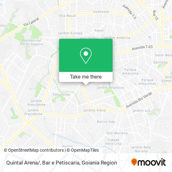 Mapa Quintal Arena / , Bar e Petiscaria