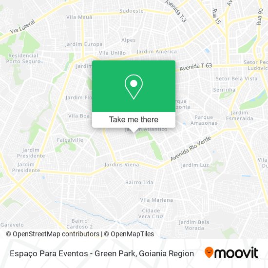 Mapa Espaço Para Eventos - Green Park