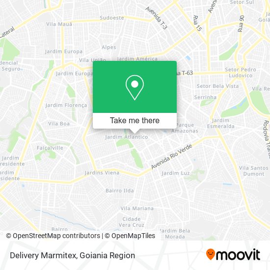 Delivery Marmitex map