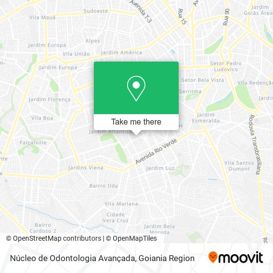 Núcleo de Odontologia Avançada map